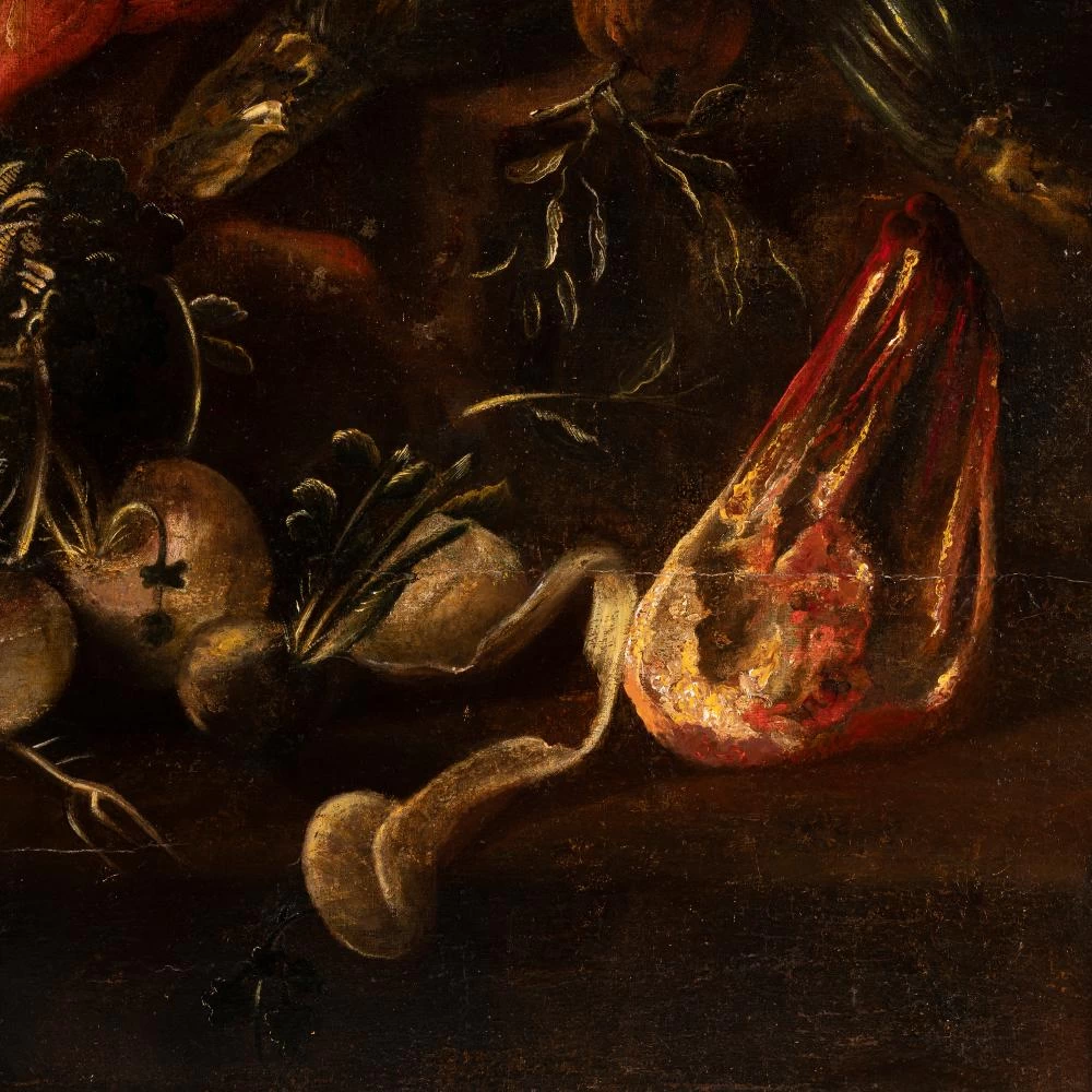 Natura morta con personaggi - dettaglio